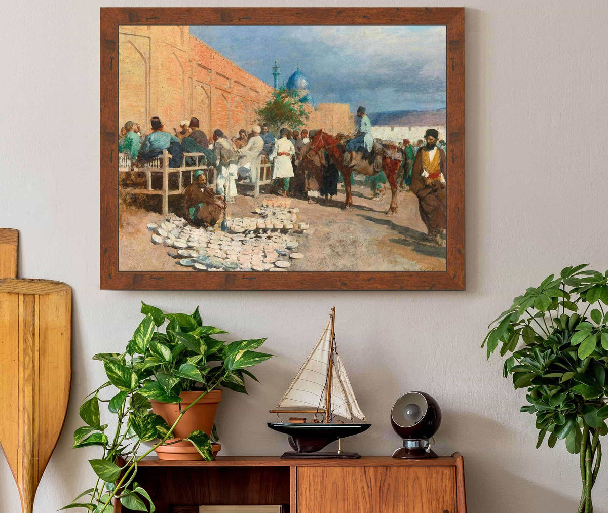 Persian Cafe The Pottery Seller by Edwin Lord Weeks