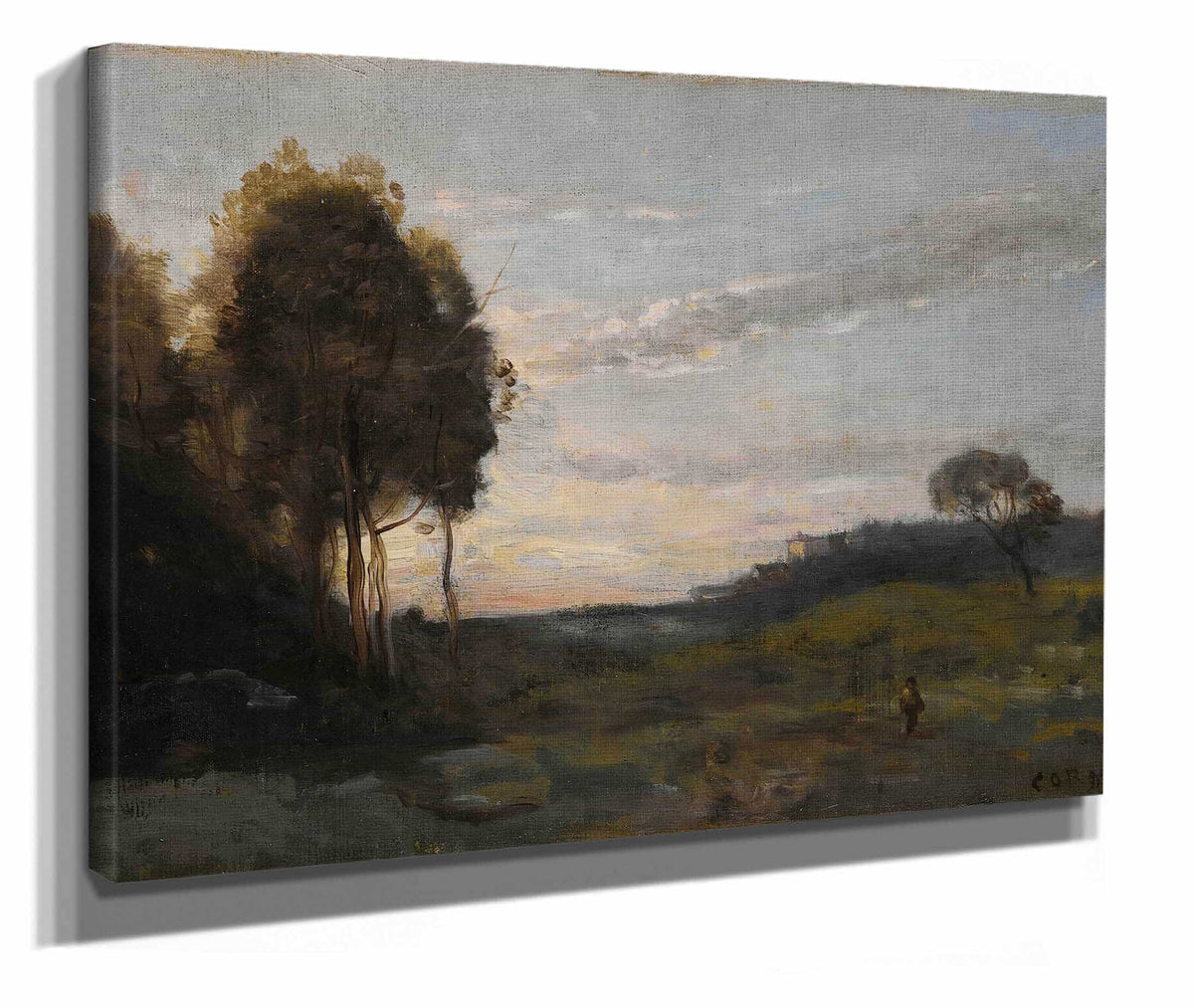 Personage Dans Un Paysage by Jean Baptiste Camille Corot