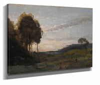 Personage Dans Un Paysage by Jean Baptiste Camille Corot