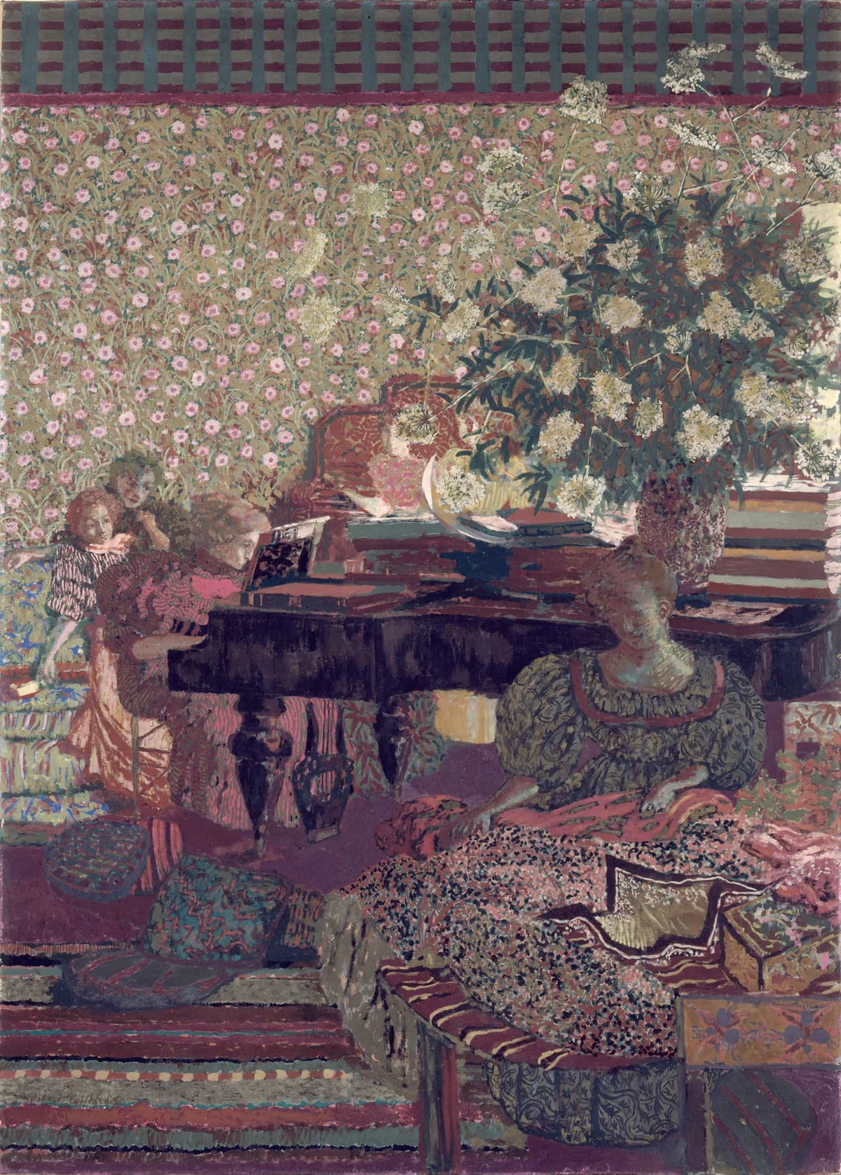 Personnages Dans Un Interieur La Musique by Edouard Vuillard