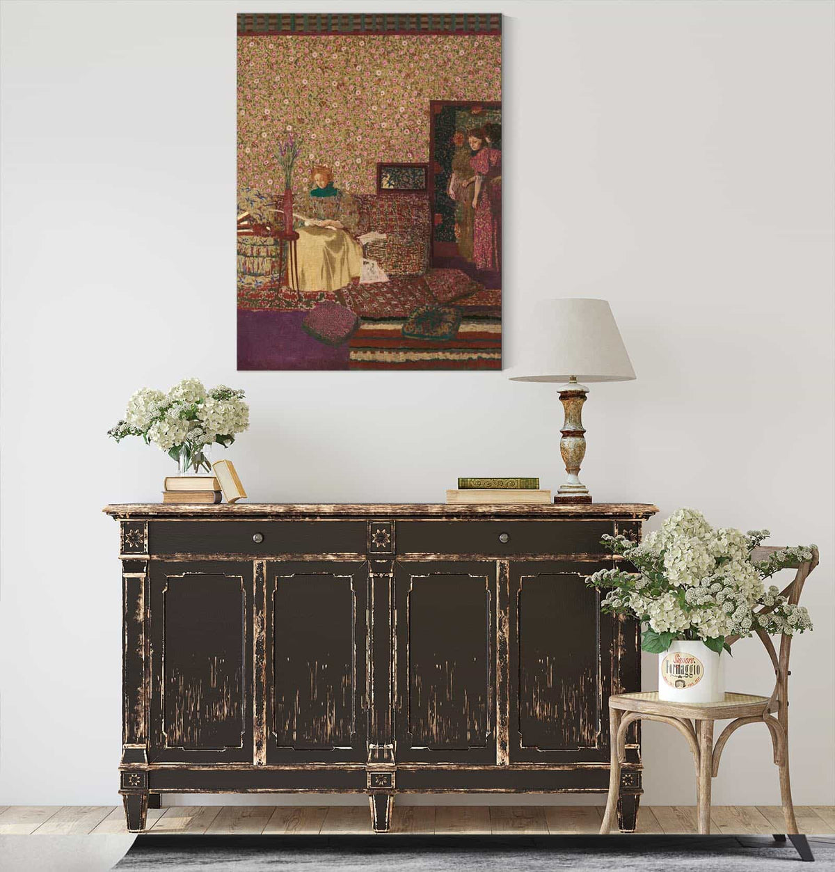 Personnages Dans Un Interieur Lintimite by Edouard Vuillard