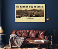 Perspective Map Of Ogden Utah 1890  State Of Utah