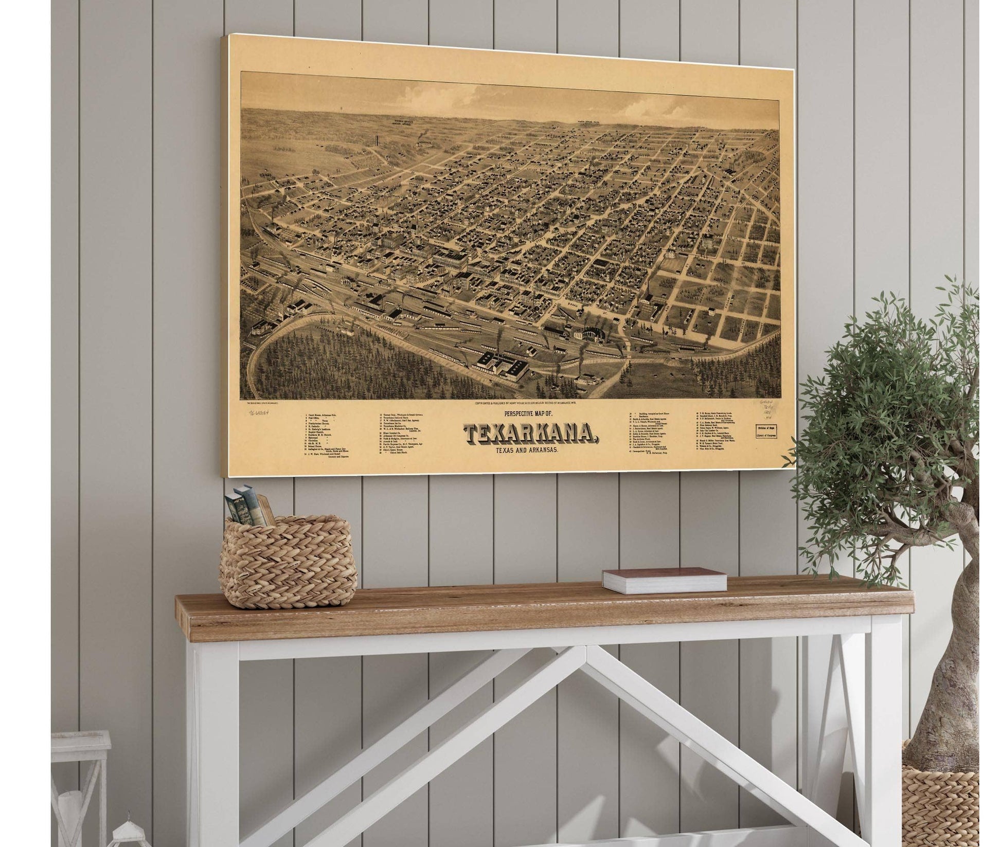 Perspective Map Of Texarkana Texas And Arkansas  State Of Arkansas