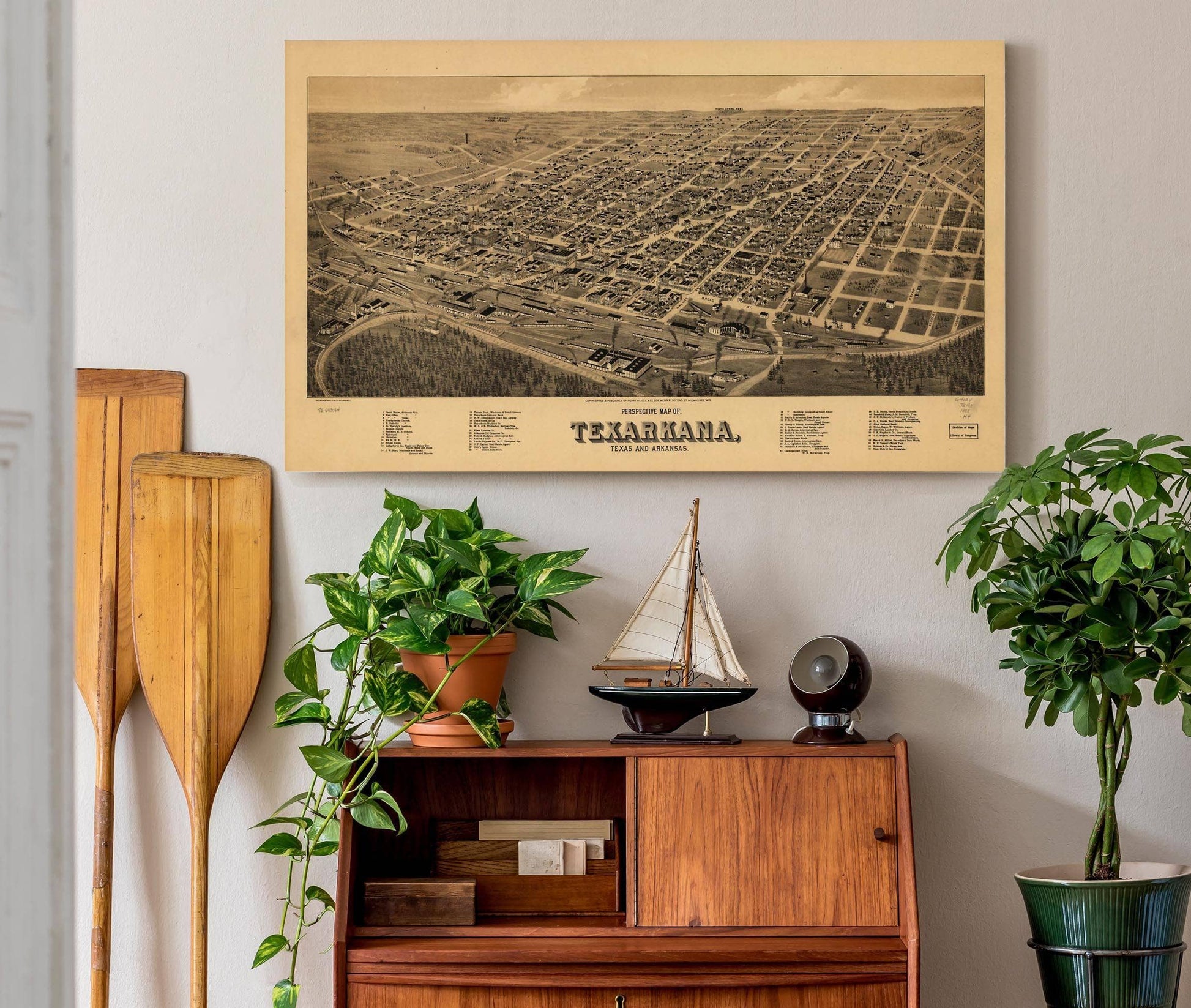 Perspective Map Of Texarkana Texas And Arkansas  State Of Arkansas