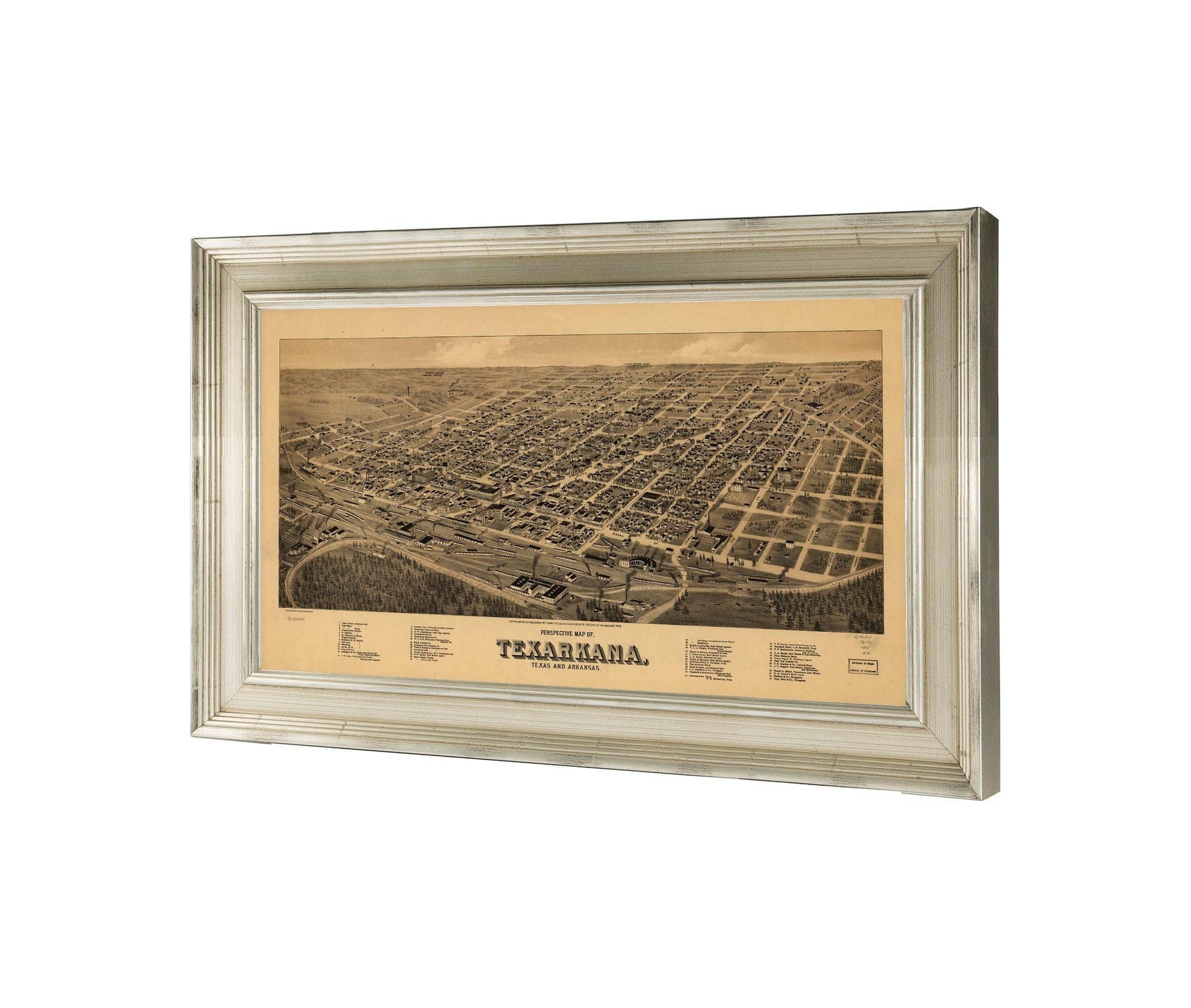 Perspective Map Of Texarkana Texas And Arkansas  State Of Arkansas