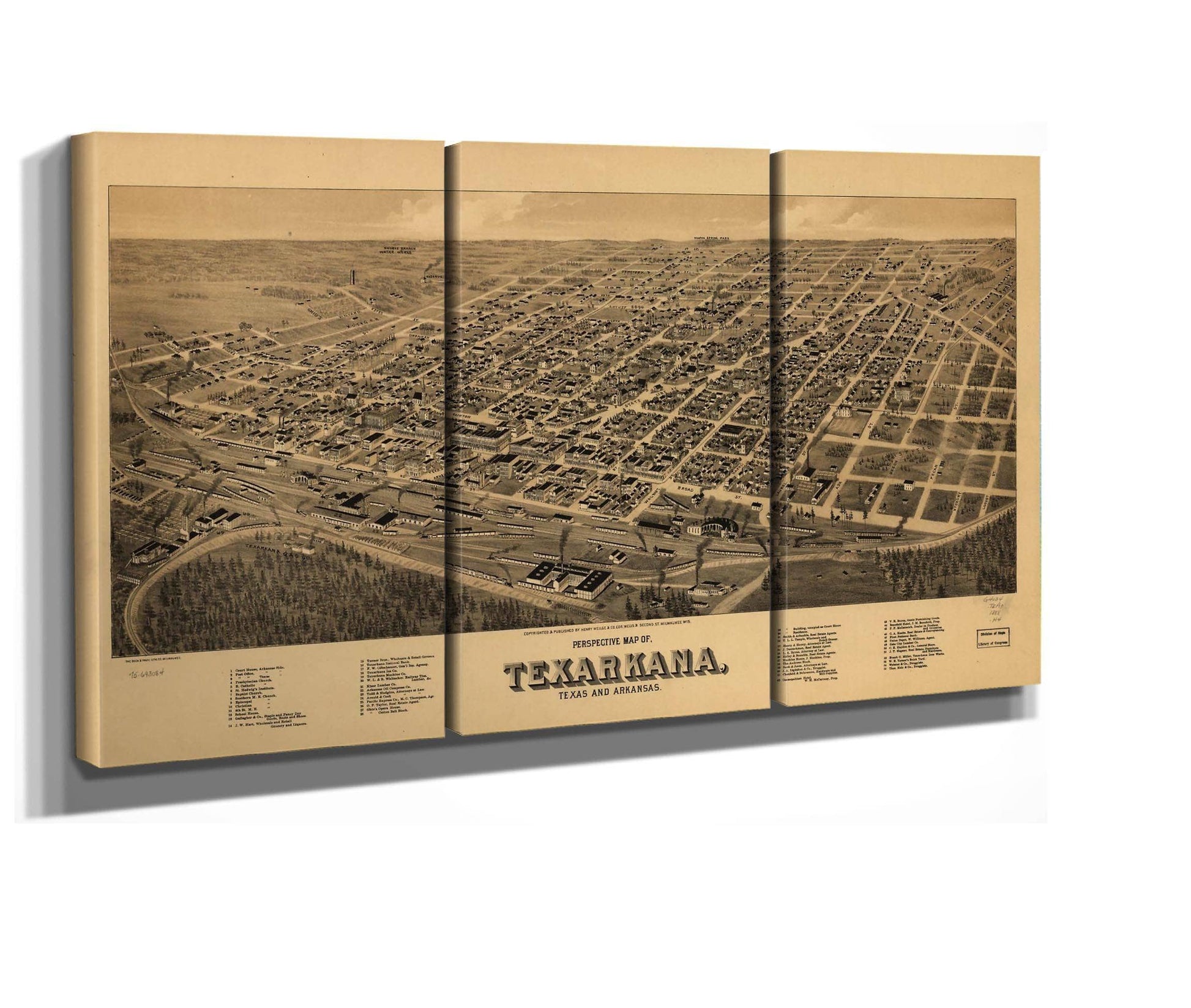 Perspective Map Of Texarkana Texas And Arkansas  State Of Arkansas