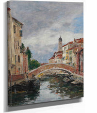Petit Canal A Venis by Eugene Boudin