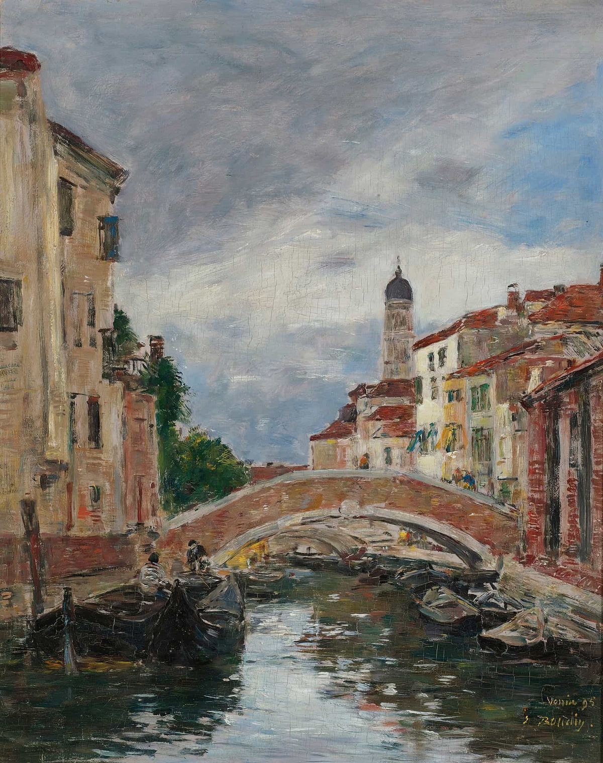 Petit Canal A Venis by Eugene Boudin