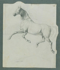 Pferdestudie Zu Rudiger Und Angelika by Johann Peter Krafft