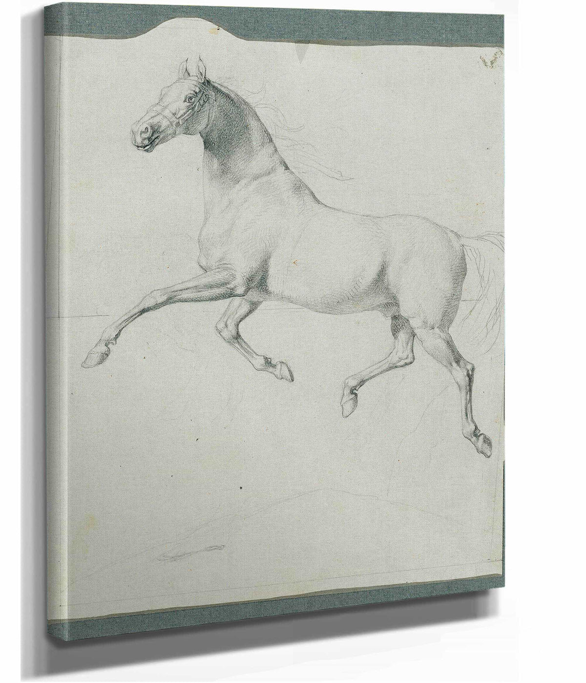 Pferdestudie Zu Rudiger Und Angelika by Johann Peter Krafft