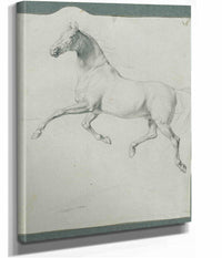 Pferdestudie Zu Rudiger Und Angelika by Johann Peter Krafft