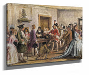 Philemon And His Prosecutors Scene From Det Lykkelige Skibbrud by Wilhelm Marstrand