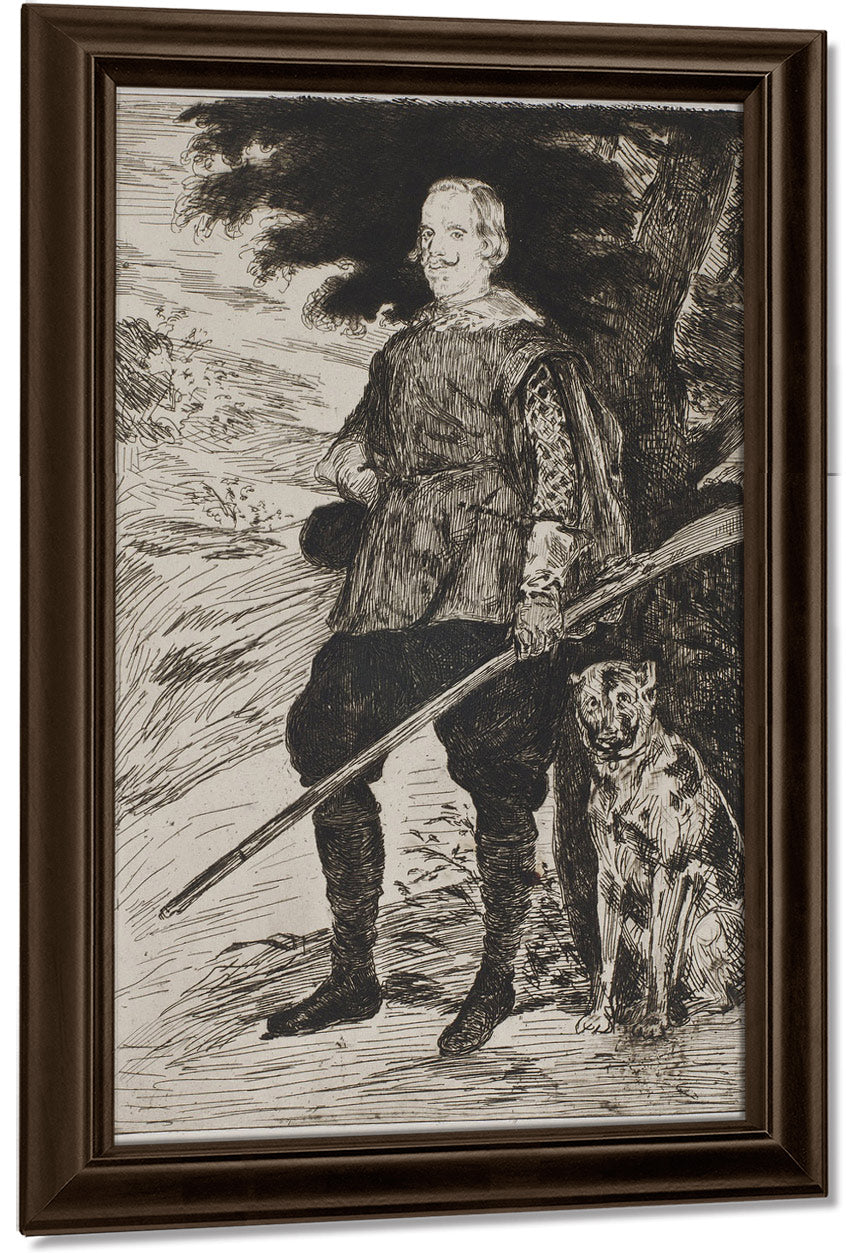 Philip Iv (After Velasquez) By Edouard Manet