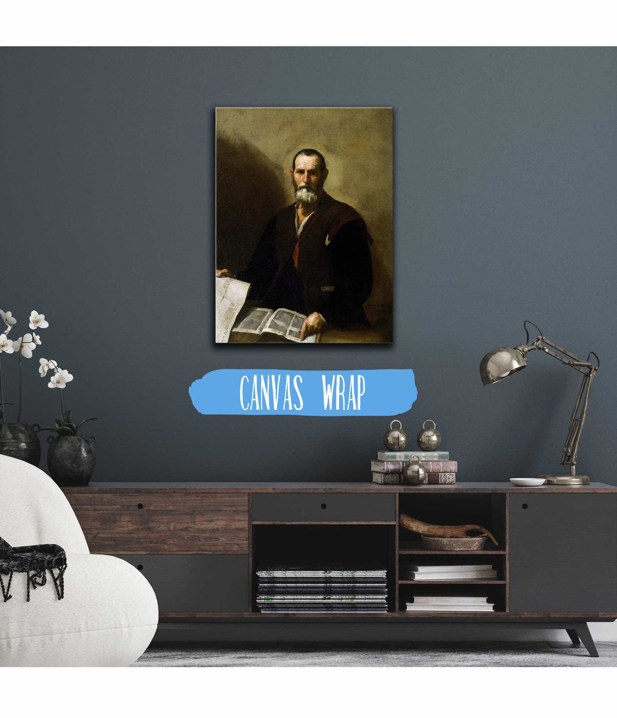 Philosopher Crates by Jusepe De Ribera