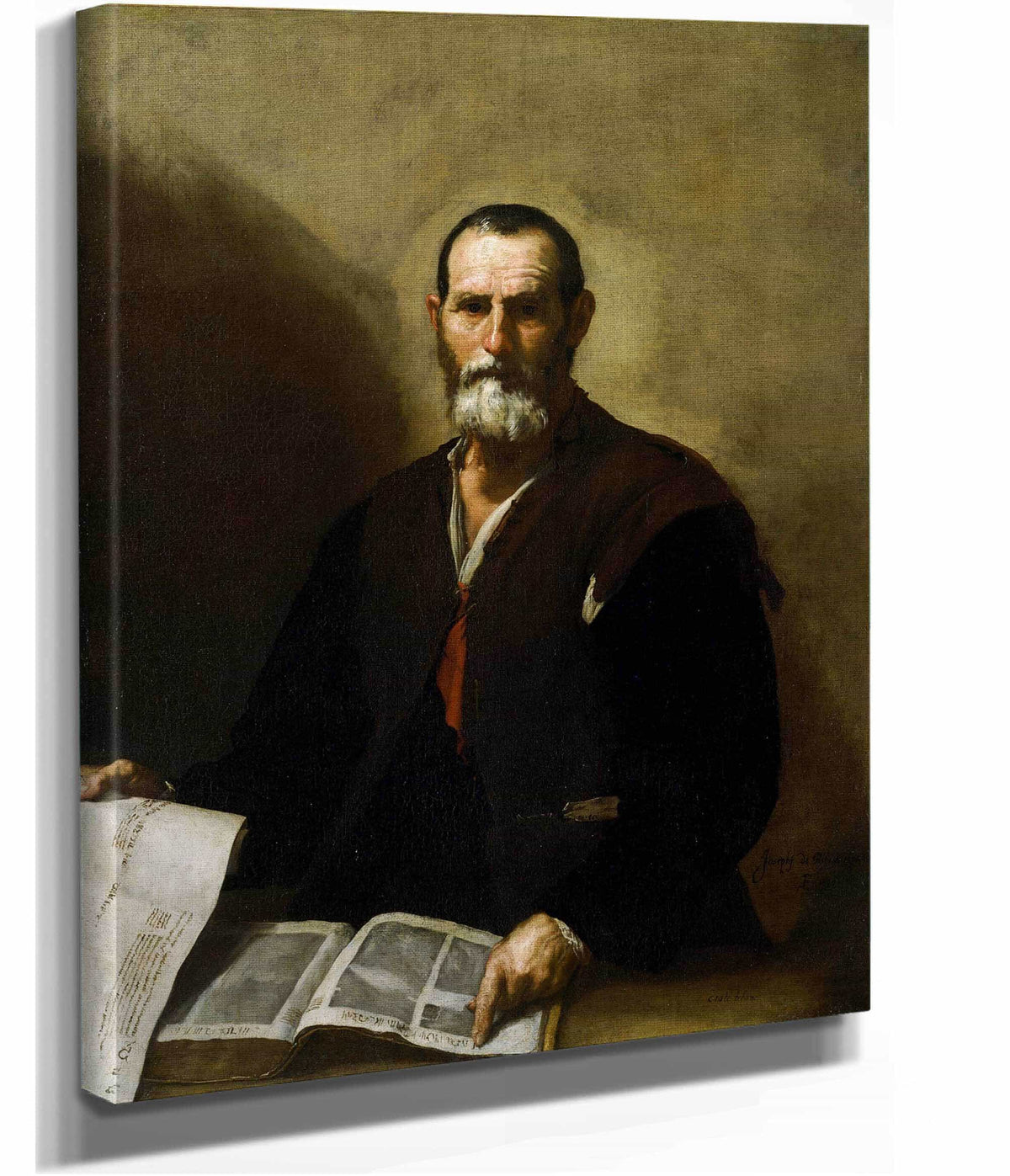 Philosopher Crates by Jusepe De Ribera