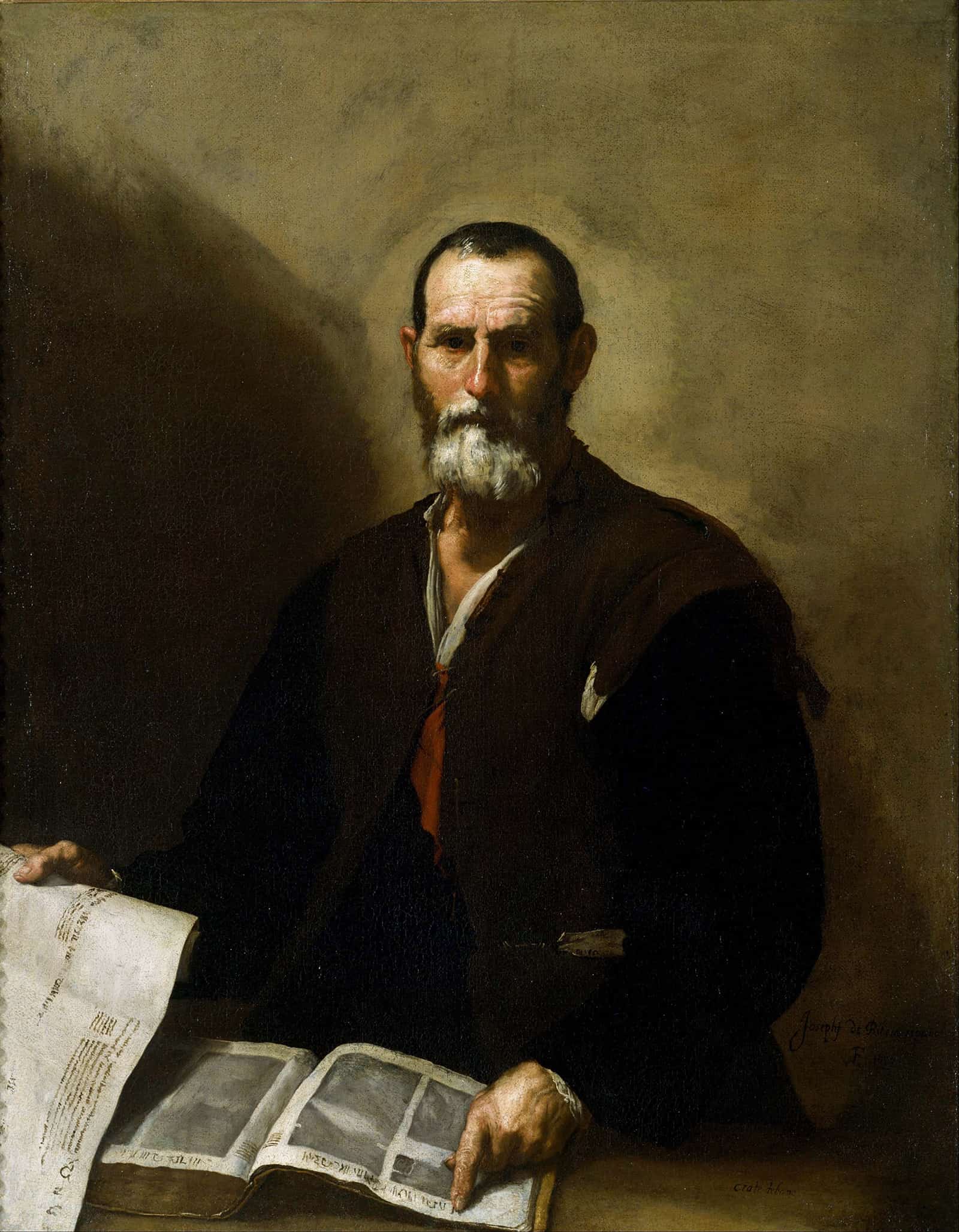 Philosopher Crates by Jusepe De Ribera