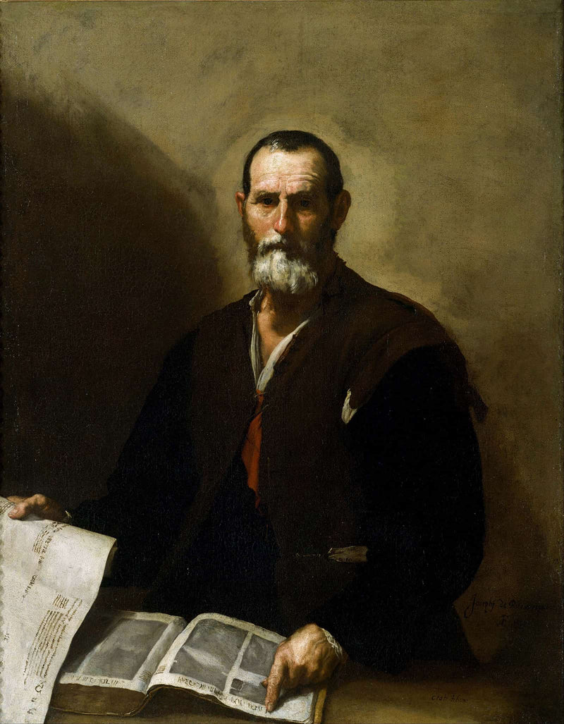 Philosopher Crates by Jusepe De Ribera