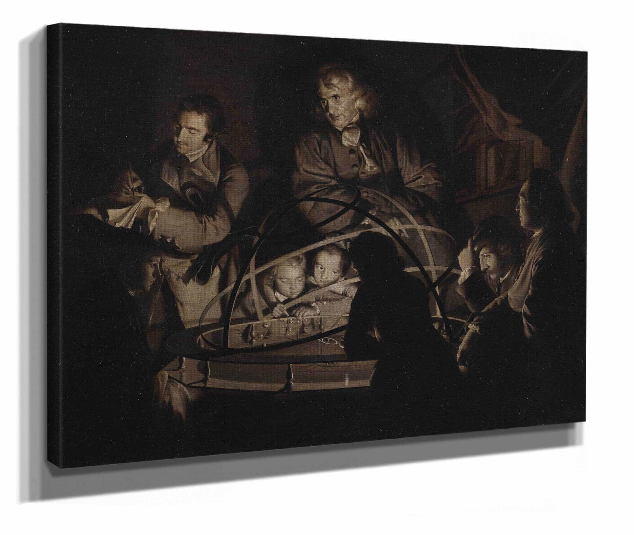 Philosopher Giving A Lecture On The Orrery by Joseph Wright Of Derby
