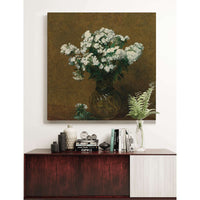 Phlox Blancs Dans Un Vase by Henri Fantin Latour