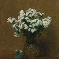 Phlox Blancs Dans Un Vase by Henri Fantin Latour