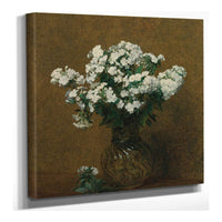 Phlox Blancs Dans Un Vase by Henri Fantin Latour