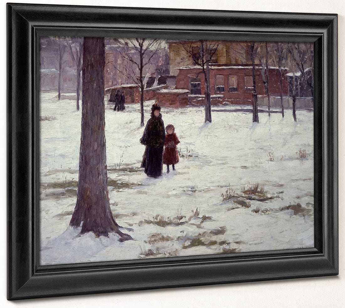 16Th Street, Indianapolis (Winter Morning) By Theodore Clement Steele Phoenix 4x3