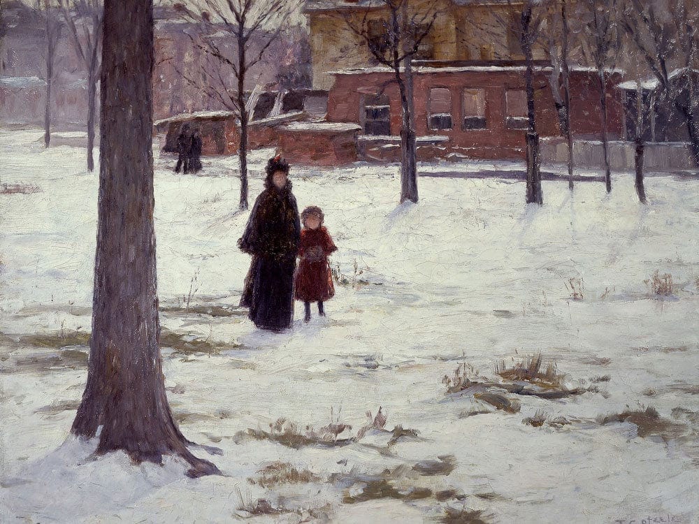 16Th Street, Indianapolis (Winter Morning) By Theodore Clement Steele Phoenix 4x3