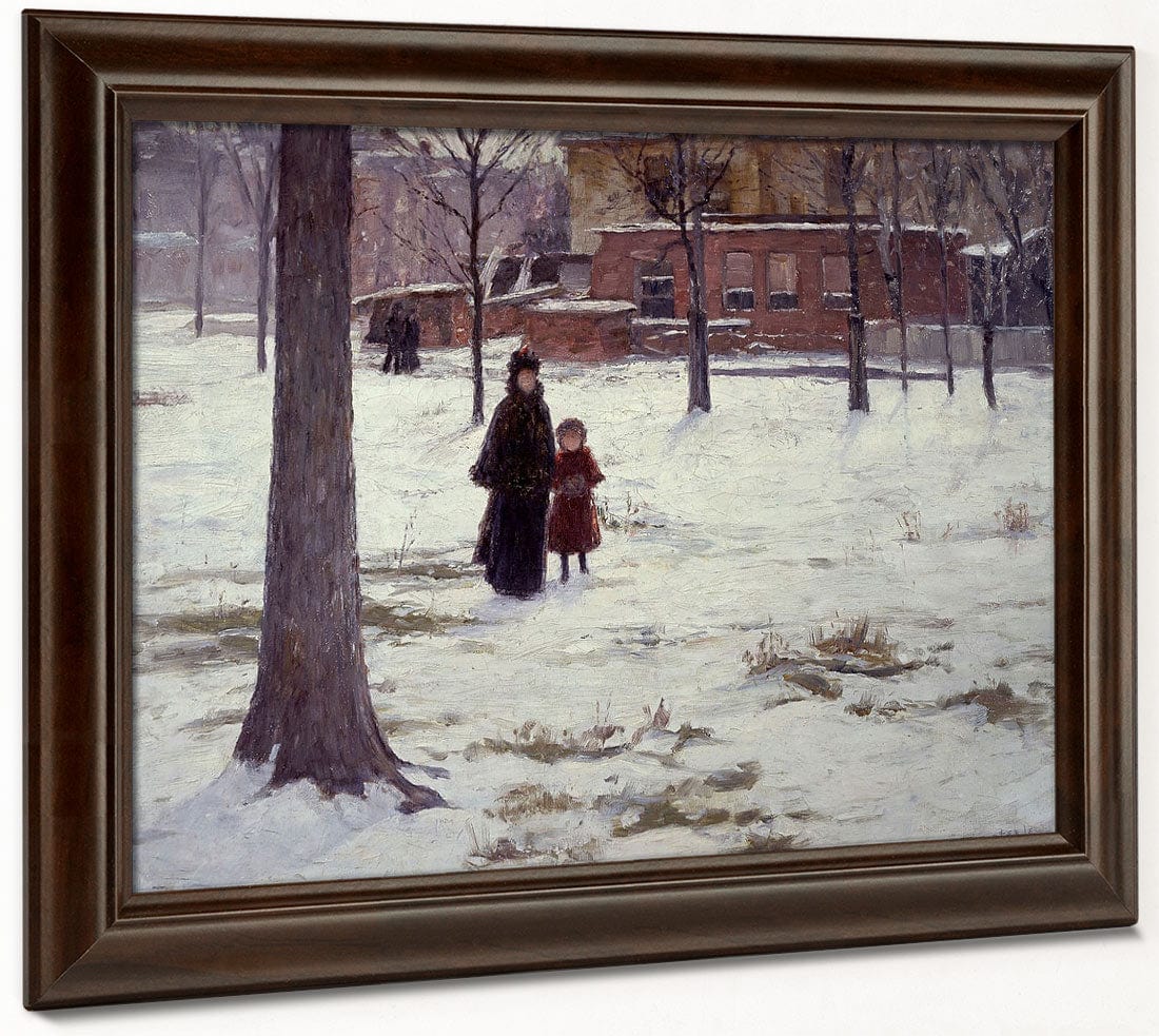 16Th Street, Indianapolis (Winter Morning) By Theodore Clement Steele Phoenix 4x3