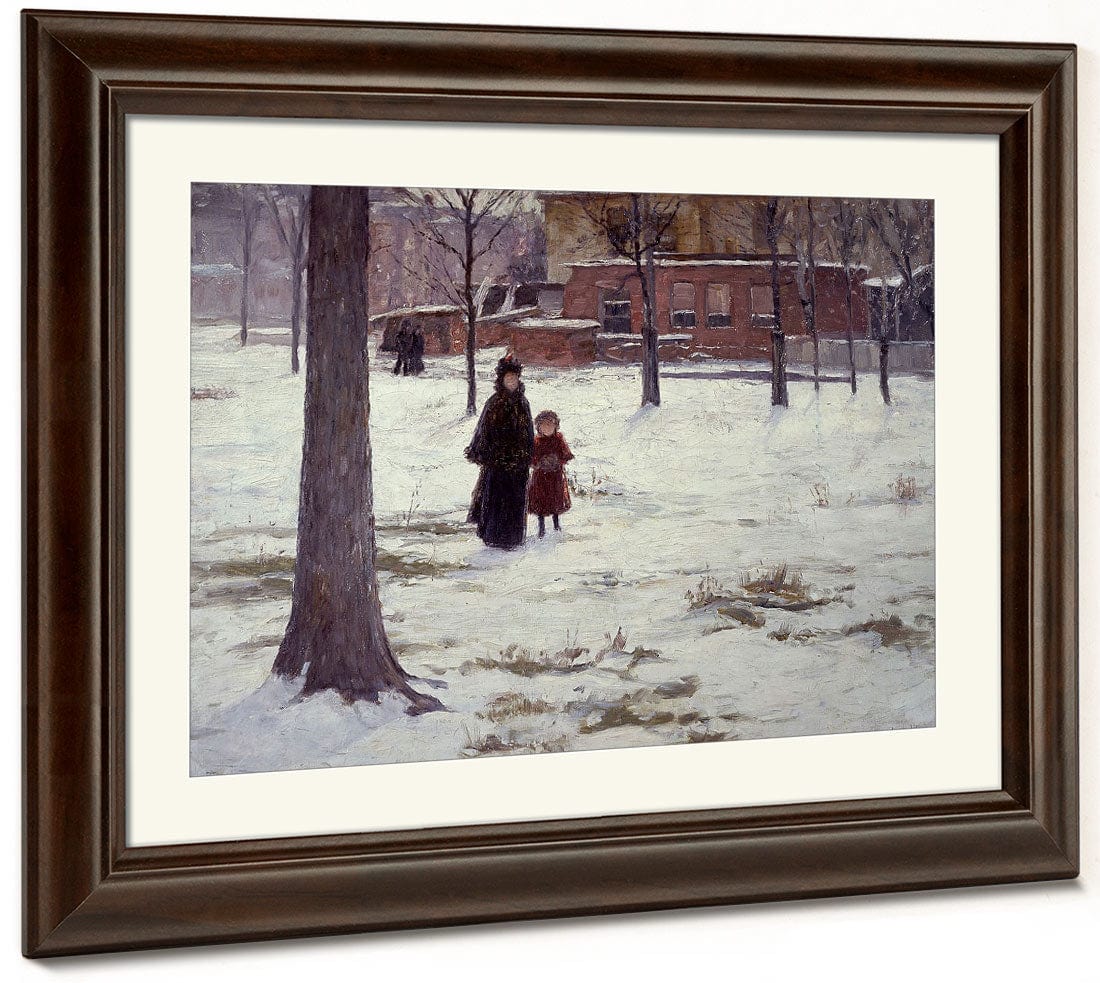 16Th Street, Indianapolis (Winter Morning) By Theodore Clement Steele Phoenix 4x3