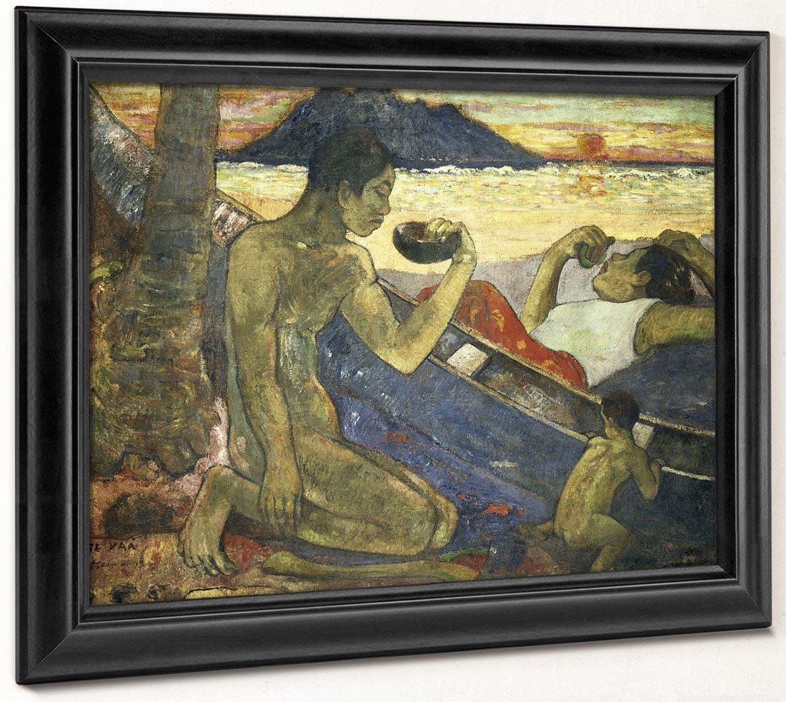 A Canoe (Tahitian Family) By Paul Gauguin Phoenix 4x3