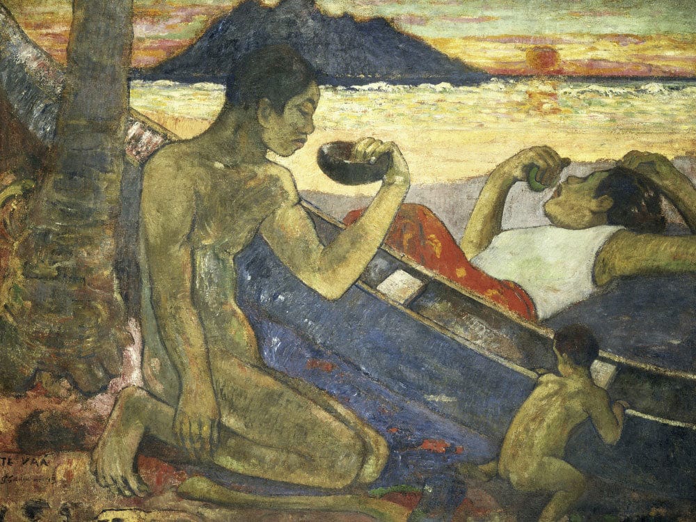 A Canoe (Tahitian Family) By Paul Gauguin Phoenix 4x3