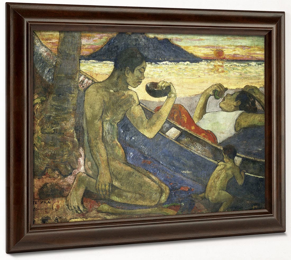 A Canoe (Tahitian Family) By Paul Gauguin Phoenix 4x3