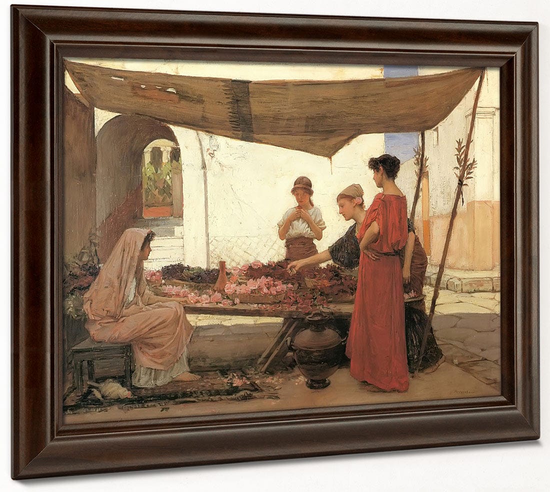 A Flower Stall By John Waterhouse Phoenix 4x3