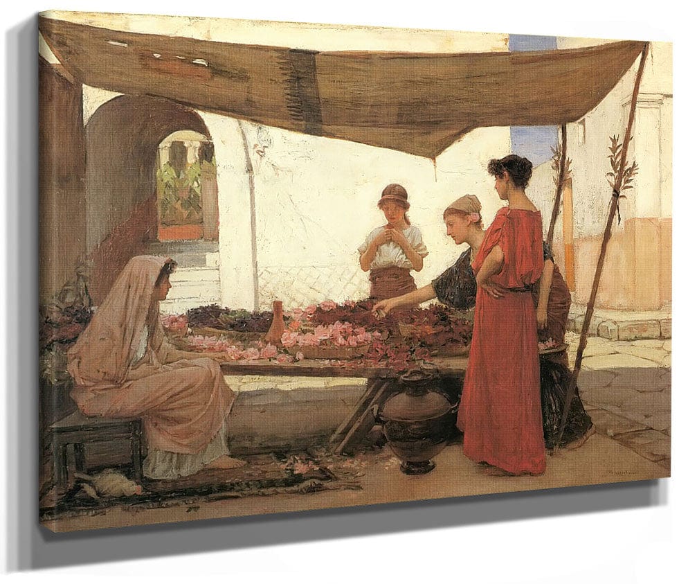 A Flower Stall By John Waterhouse Phoenix 4x3
