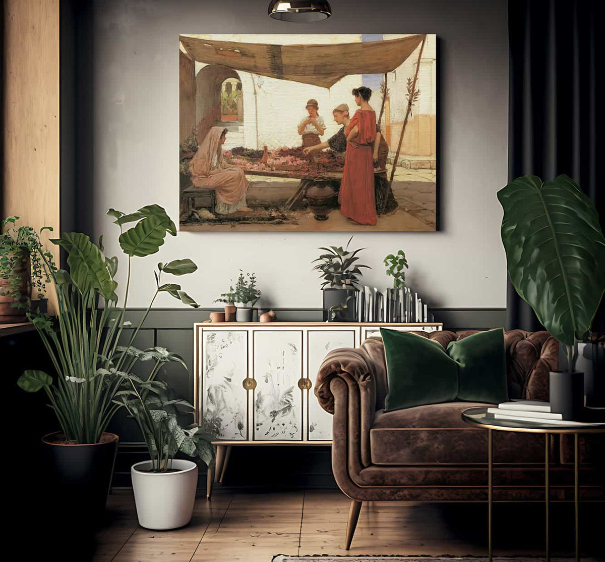 A Flower Stall By John Waterhouse Phoenix 4x3