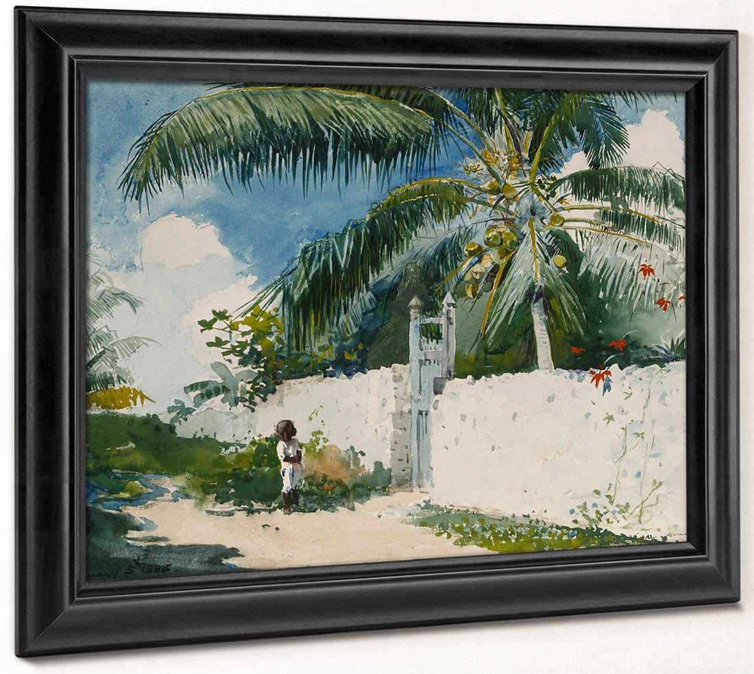 A Garden In Nassau By Winslow Homer Phoenix 4x3