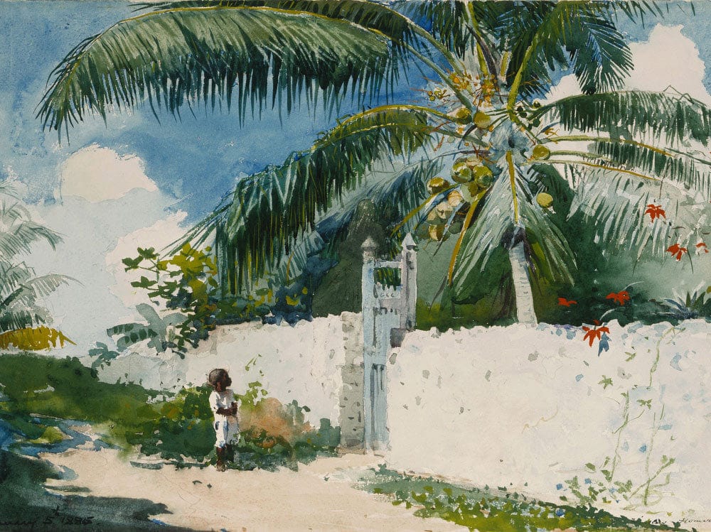 A Garden In Nassau By Winslow Homer Phoenix 4x3
