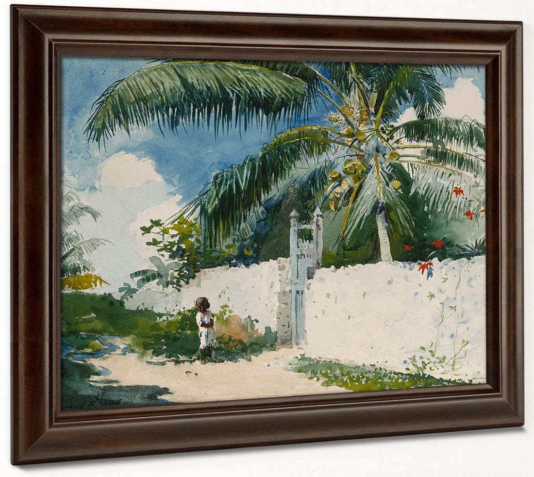 A Garden In Nassau By Winslow Homer Phoenix 4x3