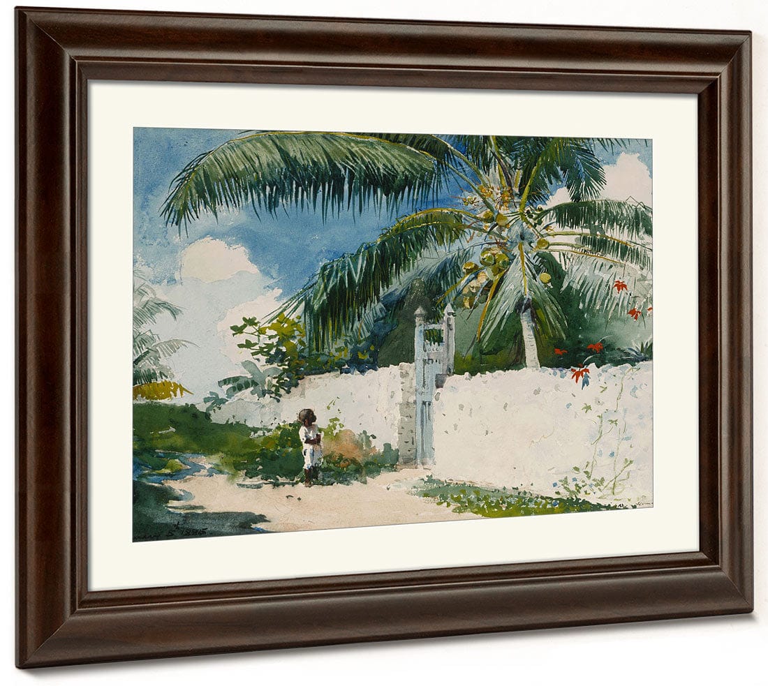 A Garden In Nassau By Winslow Homer Phoenix 4x3