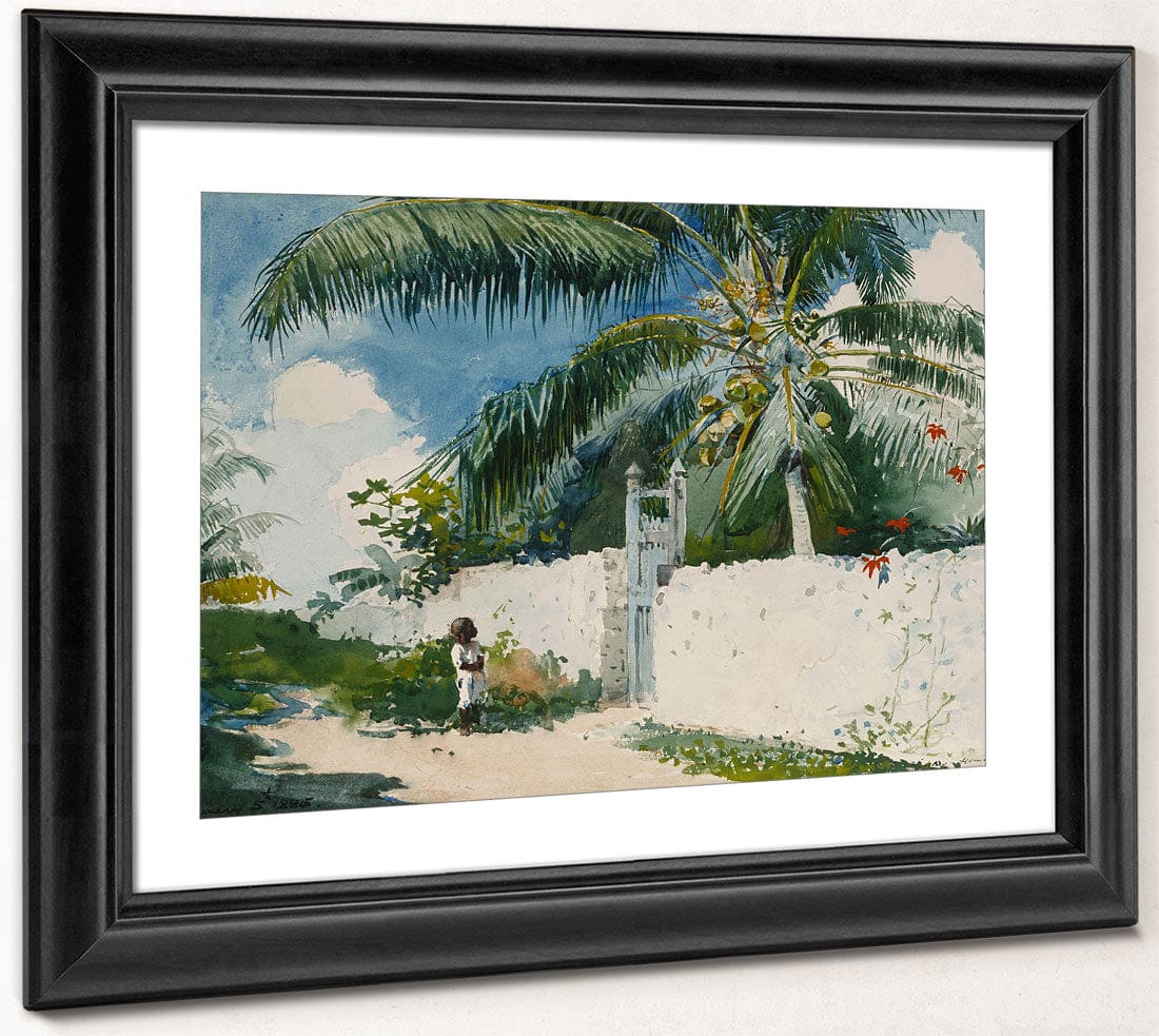 A Garden In Nassau By Winslow Homer Phoenix 4x3