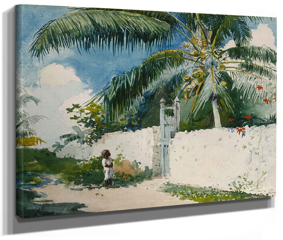 A Garden In Nassau By Winslow Homer Phoenix 4x3