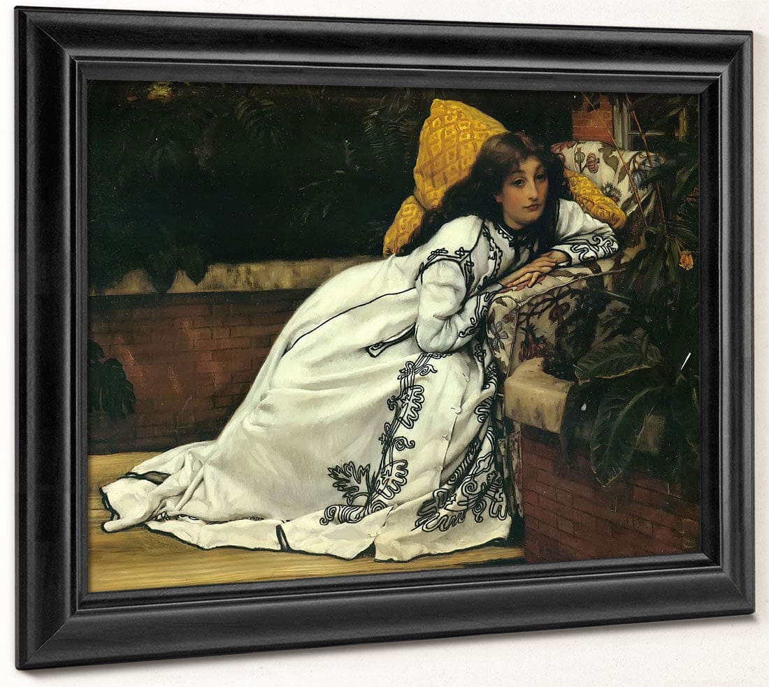 A Girl In An Armchair By James Tissot Phoenix 4x3