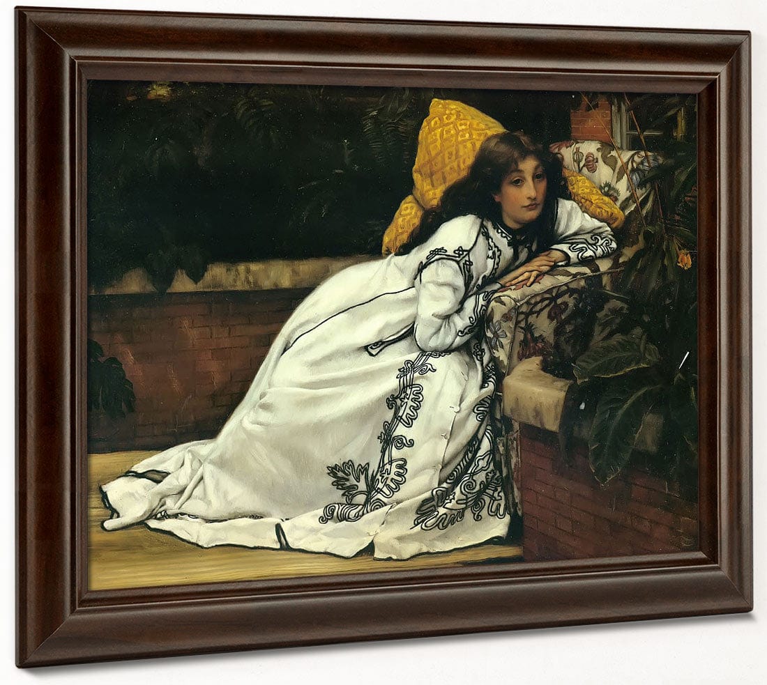 A Girl In An Armchair By James Tissot Phoenix 4x3
