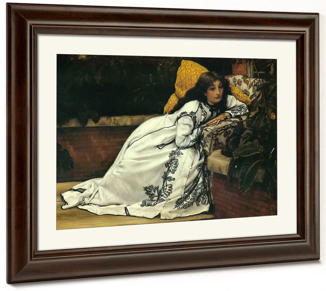 A Girl In An Armchair By James Tissot Phoenix 4x3