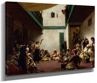 A Jewish Wedding In Morocco By Ferdinand Victor Eugene Delacroix Phoenix 4x3