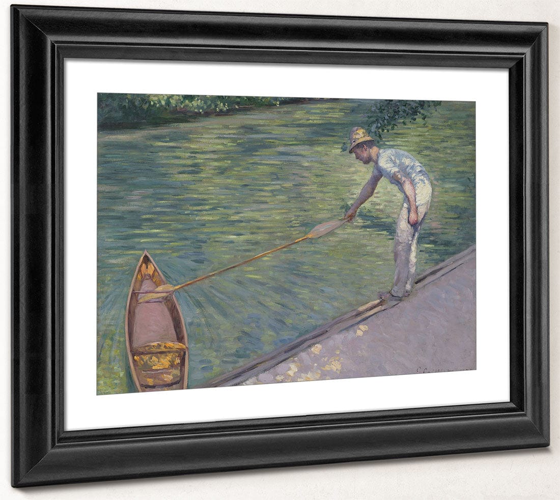 A Man Docking His Skiff By Gustave Caillebotte Phoenix 4x3