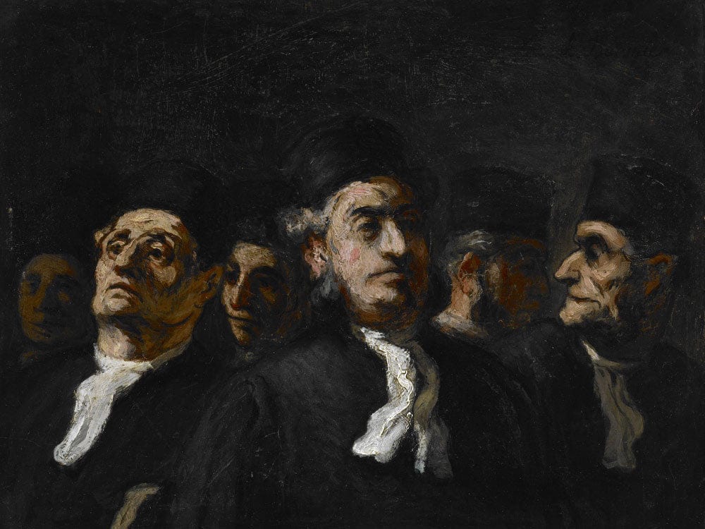 A Meeting Of Lawyers By Honore Daumier Phoenix 4x3