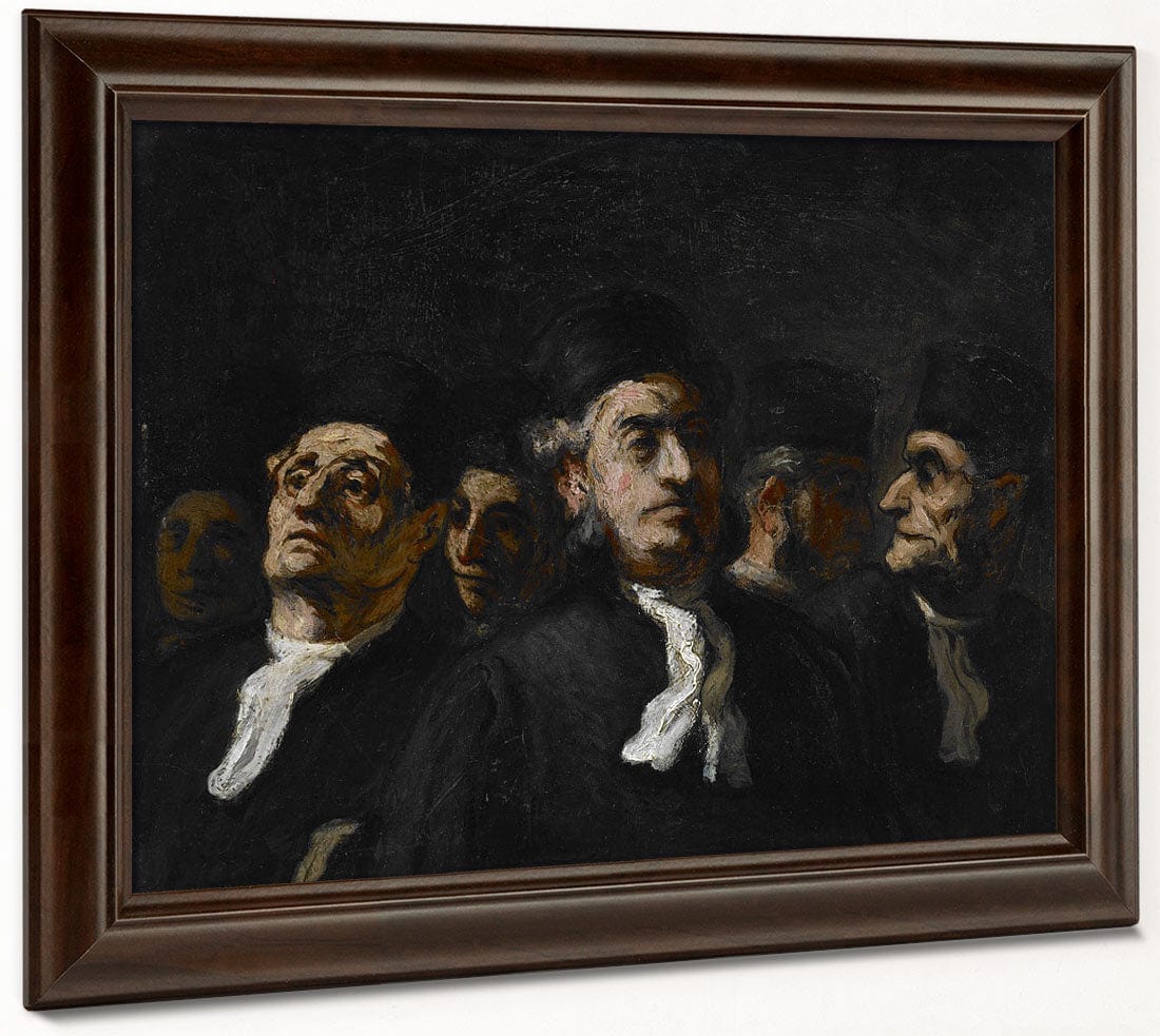 A Meeting Of Lawyers By Honore Daumier Phoenix 4x3