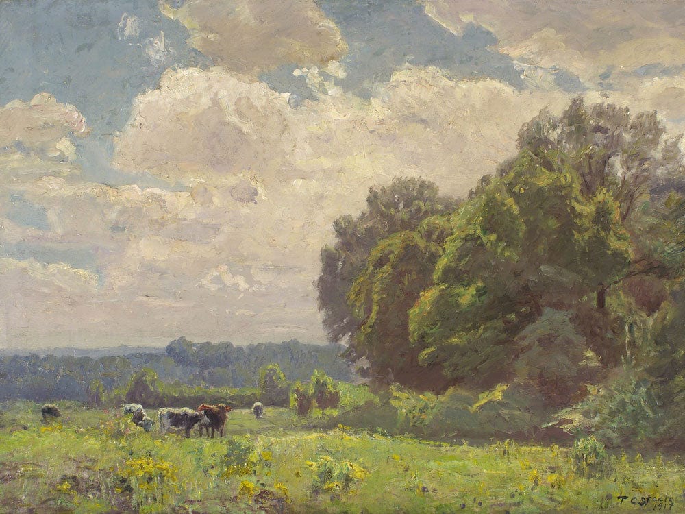 A Midsummer Idyll At Noon By Theodore Clement Steele Phoenix 4x3