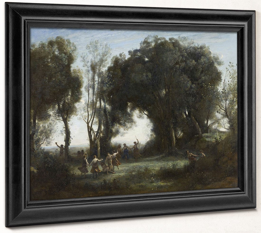 A Morning. The Dance Of The Nymphs By Jean Baptiste Camille Corot Phoenix 4x3